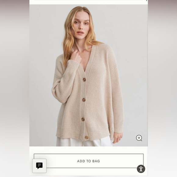 Jenni Kayne Sweaters - Jenni Kayne Cashmere Cocoon Cardigan - size medium
